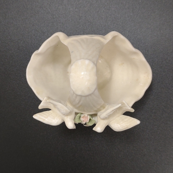 Miniature Flower Doves Basket Porcelain Fitz & Floyd? Decorative Delicate - Picture 5 of 9
